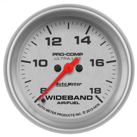 Autometer Ultra-Lite 2-5/8in Wideband Air/Fuel Ratio Analog (8:1-18:1 AFR) thumbnail 1