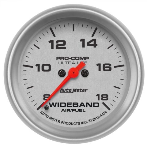 Autometer Ultra-Lite 2-5/8in Wideband Air/Fuel Ratio Analog (8:1-18:1 AFR) thumbnail 2