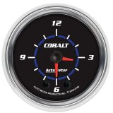 Autometer Cobalt 2-1/16in 12 Hour Analog Clock thumbnail 4
