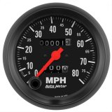 Autometer Z Series 3-3/8in Mechanical 0-80mph Speedometer Gauge thumbnail 1