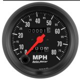 Autometer Z Series 3-3/8in Mechanical 0-80mph Speedometer Gauge thumbnail 3