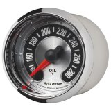 Autometer American Muscle 2-1/16in Full Sweep Electric Digital Stepper 140-280 Deg F Oil Temp Gauge thumbnail 5