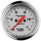 Autometer 2-1/16in 15PSI Digital Stepper Motor Marine Chrome Ultra-Lite Gauge thumbnail 2