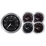 Autometer Chrono 3-3/8in & 2-1/16in Electronic Speedometer Gauge Kit - 5 Piece thumbnail 1