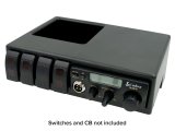 Autometer 2018+ Jeep JL Switch Panel / CB Mount - BLACK thumbnail 1