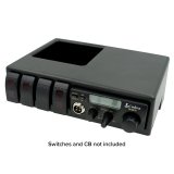 Autometer 2018+ Jeep JL Switch Panel / CB Mount - BLACK thumbnail 4