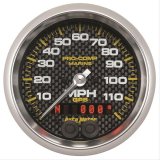 Autometer Marine Carbon Fiber Ultra-Lite 3-3/8in 120MPH GPS Speedometer Gauge thumbnail 1