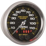 Autometer Marine Carbon Fiber Ultra-Lite 3-3/8in 120MPH GPS Speedometer Gauge thumbnail 3