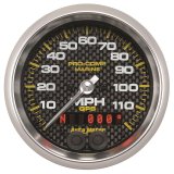 Autometer Marine Carbon Fiber Ultra-Lite 3-3/8in 120MPH GPS Speedometer Gauge thumbnail 5