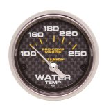 Autometer Marine Carbon Fiber Ultra-Lite 2-1/16in 100-250 Degrees Electric Water Temperature Gauge thumbnail 4