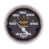 Autometer Marine Carbon Fiber Ultra-Lite 2-1/16in 100-250 Degrees Electric Water Temperature Gauge thumbnail 8