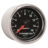 Autometer GS 0-1600 degree F Full Sweep Electronic Pyrometer Gauge thumbnail 3