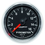 Autometer GS 0-1600 degree F Full Sweep Electronic Pyrometer Gauge thumbnail 7