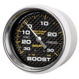 Autometer Marine Carbon Fiber Gauge 2-5/8in Mechanical Vacuum/Boost Gauge 30INHG-30PSI thumbnail 7