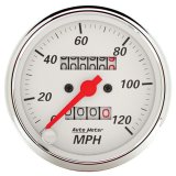 Autometer Arctic White 3-1/8in 0-120 MPH Mechanical Speedometer Gauge thumbnail 4