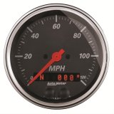 Autometer Designer Black 3-3/8in Electric 120MPH GPS Speedometer thumbnail 1
