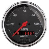 Autometer Designer Black 3-3/8in Electric 120MPH GPS Speedometer thumbnail 2