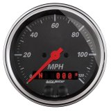 Autometer Designer Black 3-3/8in Electric 120MPH GPS Speedometer thumbnail 3