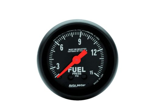 Autometer Z Series 2-1/16in 15 PSI Mechanical Fuel Pressure Gauge thumbnail 8