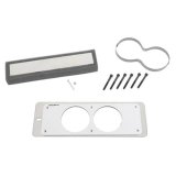 Autometer Mounting Solutions Gauge Mount Gauge Cage Dual 2-5/8in Silver 87-93 Ford Mustang thumbnail 4