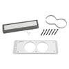 Autometer Mounting Solutions Gauge Mount Gauge Cage Dual 2-5/8in Silver 87-93 Ford Mustang thumbnail 6