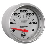 Autometer Marine Silver Ultra Lite Electric Oil Temperature Gauge 2-5/8in 140-300 Deg F thumbnail 9