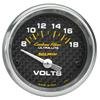 Autometer Carbon Fiber 52mm 8-18 Volt Electronic Volt meter thumbnail 6