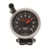 Autometer GM Red Bowtie Black 3-3/4in 0-10000 RPM Pedestal Mount Tachometer Quick-Lite thumbnail 9