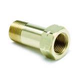 Autometer Fitting Adapter 3/8in NPT Male Extension Brass for Mechanical Temperature Gauge thumbnail 3
