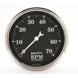 Autometer Old Tyme Black Gauge Kit 6 Pc Ford Truck 53-55 Tach/Mph/Fuel/Oilp/Wtmp/Volt thumbnail 8