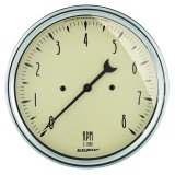 Autometer 5in Antique Beige In-Dash 8K RPM Tachometer Gauge thumbnail 1