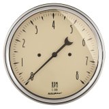 Autometer 5in Antique Beige In-Dash 8K RPM Tachometer Gauge thumbnail 2