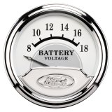 Autometer Ford Masterpiece 2 1/16in Electronic 18V Voltmeter Gauge thumbnail 2