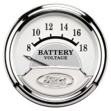 Autometer Ford Masterpiece 2 1/16in Electronic 18V Voltmeter Gauge thumbnail 4