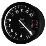 Autometer Stack Clubman Tachometer 80mm 0-3-13K RPM - Black thumbnail 4