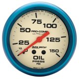 Autometer Ultra-Nite 66.7mm 0-150 PSI Mechanical Oil Pressure Gauge thumbnail 2