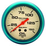 Autometer Ultra-Nite 66.7mm 0-150 PSI Mechanical Oil Pressure Gauge thumbnail 4