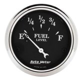 Autometer Old Tyme Black 5 Piece Kit (MPH/FUEL/OILP/WTMP/BAT) 55-59 Chevy Truck Direct-Fit Dash Kit thumbnail 6
