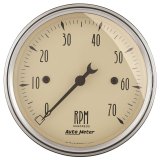 Autometer 6 Gauges Direct-Fit Dash Kit 64-66 Chevy - Antique Beige thumbnail 2