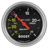 Autometer Sport-Comp 2-5/8in 30 IN HG/30 PSI Mechanical Boost/Vacuum Gauge thumbnail 1