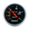 Autometer Sport-Comp 2-5/8in 30 IN HG/30 PSI Mechanical Boost/Vacuum Gauge thumbnail 6