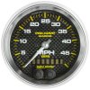Autometer Marine Carbon Fiber 3-3/8in 50MPH GPS Speedometer Gauge thumbnail 5