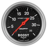 Autometer Sport-Comp 66.7mm 0-35 PSI Mechanical Boost Gauge thumbnail 1