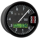 Autometer Stack Display Tachometer 0-8K RPM - Black thumbnail 3