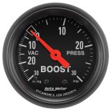 Autometer Z Series 52mm 30 In Hg.-Vac. / 30 PSI Boost / Vacuum Gauge thumbnail 2