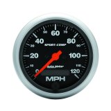 Autometer Sport-Comp 3-3/8 inch 120 MPH Electronic Speedometer Gauge thumbnail 3