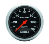Autometer Sport-Comp 3-3/8 inch 120 MPH Electronic Speedometer Gauge thumbnail 8