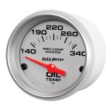 Autometer Marine Silver Ultra-Lite 2-1/16in Electric Oil Temperature Gauge 140-300 Deg F thumbnail 7