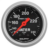 Autometer 2-1/16in 120-240 Degree F Mechanical Water Temp Sport-Comp Gauge w/ 12ft Tubing thumbnail 4