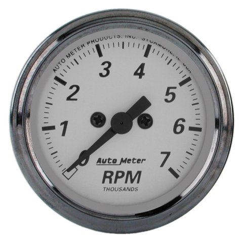 AutoMeter American Platinum 2-1/16in 7K RPM In-Dash Tachometer Gauge thumbnail 3